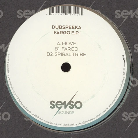 Dubspeeka - Fargo EP