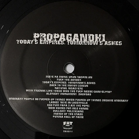 Propagandhi - Today's Empires, Tomorrow's Ashes