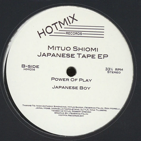 Mituo Shiomi - Japanese Tape EP