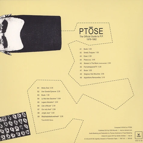 Ptose - The Official Guide To P.P. 1979-1982