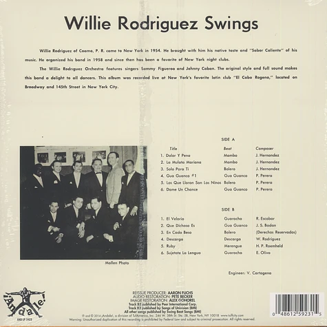 Willie Rodriguez - Willie Rodriguez Swings