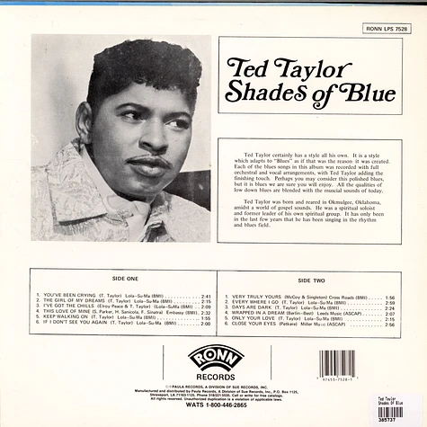 Ted Taylor - Shades Of Blue