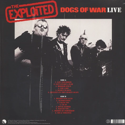 The Exploited - Dogs Of War - Live