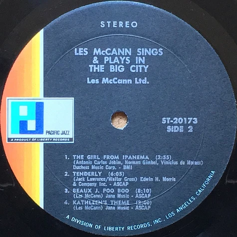 Les McCann Ltd. - New From The Big City