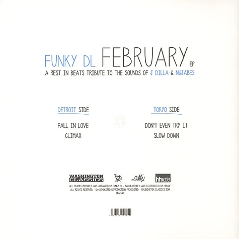 Funky DL - February EP: A Rest In Beats Tribute to J Dilla & Nujabes EP 1