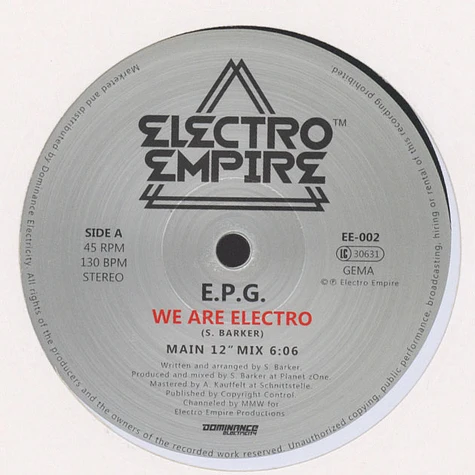 EPG - We Are Electro