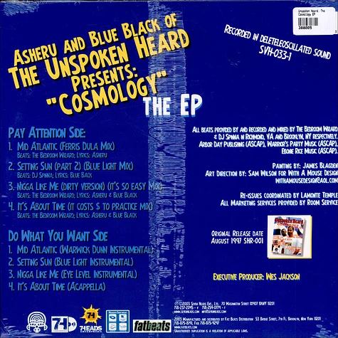 The Unspoken Heard - Cosmology EP