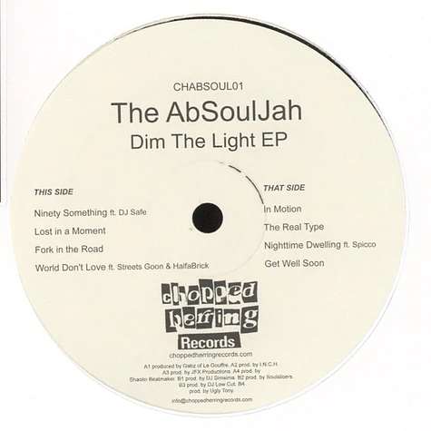 The AbSoulJah - Dim The Light EP