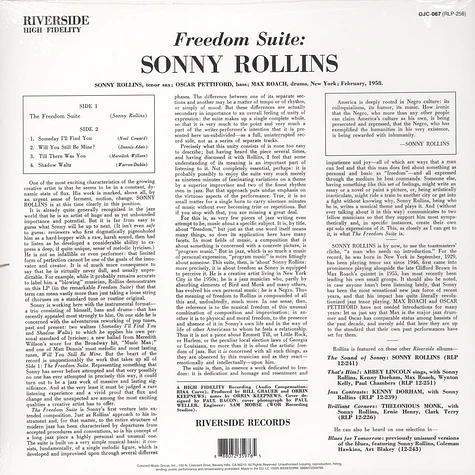 Sonny Rollins - Freedom Suite Back To Black Edition