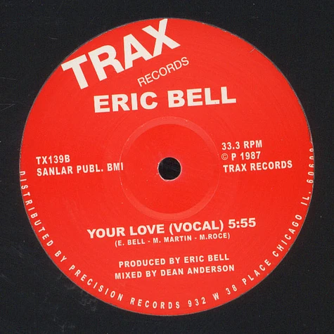 Eric Bell - Your Love