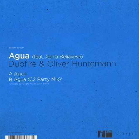 Dubfire & Oliver Huntemann - Agua Feat. Xenia Beliayeva