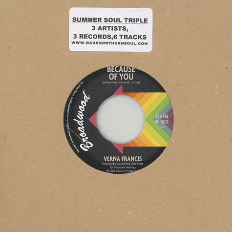 Verna Francis / Louvin Demps / Corine Armstrong - 2014 Summer Soul Triple Pack