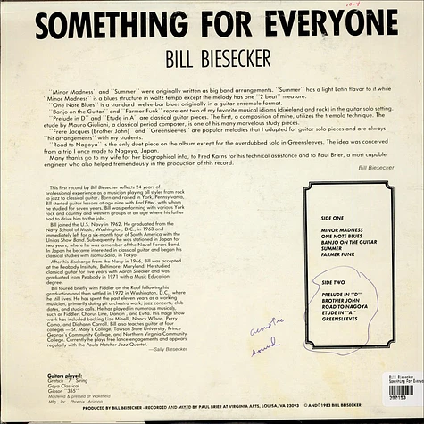 Bill Biesecker - Something For Everyone