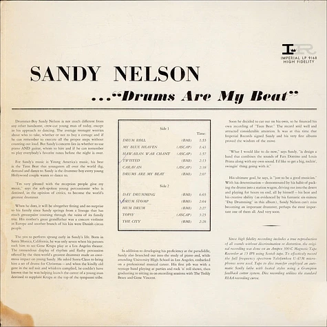 Sandy Nelson - Drums Are My Beat!