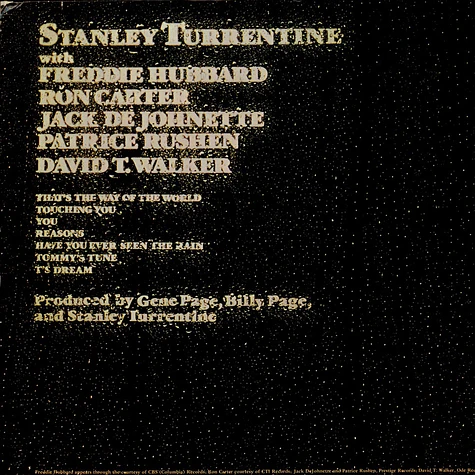 Stanley Turrentine - Have You Ever Seen The Rain