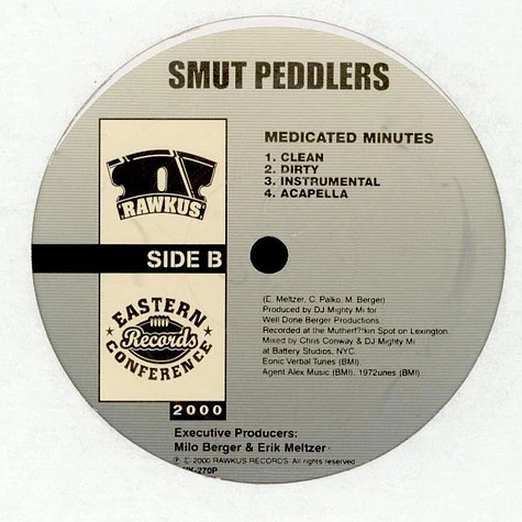 Smut Peddlers - That Smut / Medicated Minutes