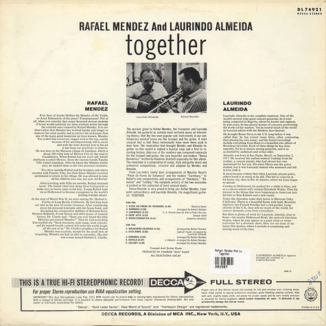 Rafael Mendez And Laurindo Almeida - ...Together