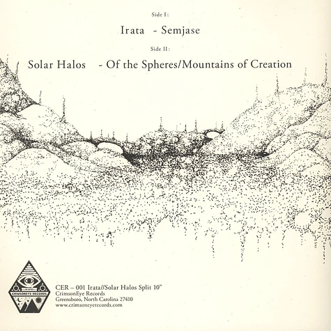 Irata / Solar Halo - Split Red Vinyl Edition