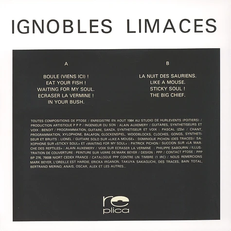 Ptose - Ignobles Limaces