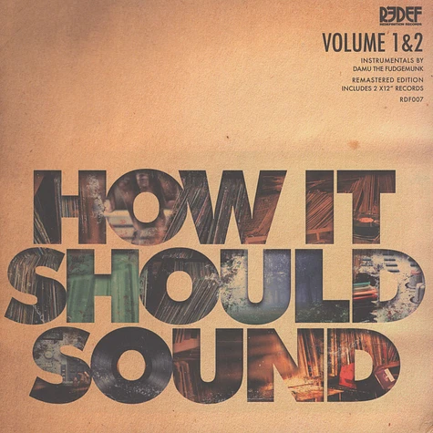 Damu The Fudgemunk - How It Should Sound Volume 1 & 2 (Damaged Sleeve)