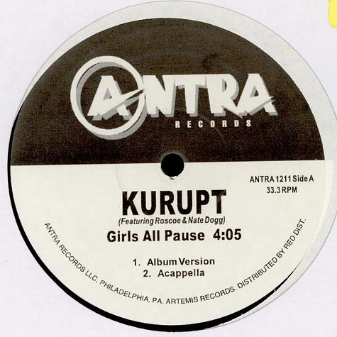 Kurupt - Girls All Pause
