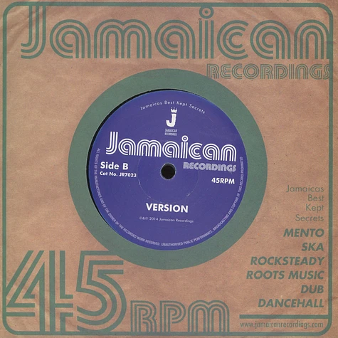 Johnny Clarke - I Don't Want To Be A Rude Boy