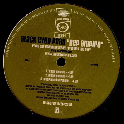 Black Eyed Peas - Weekends/ Bep Empire