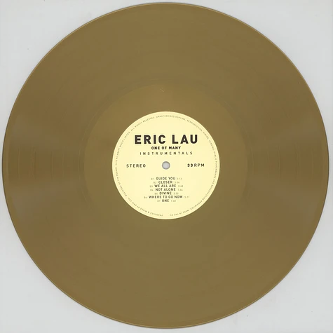 Eric Lau - One Of Many Instrumentals Gold Vinyl Edition