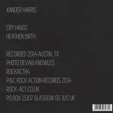 Xander Harris - Cry Havoc / Heathen Birth