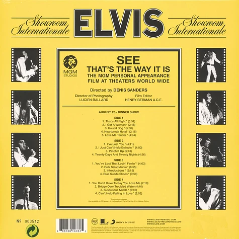 Elvis Presley - Dinner Show 8/12/70