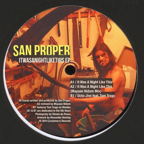 San Proper - Itwasanightlikethis EP