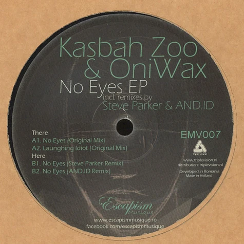 Kasbah Zoo & OniWax - No Eyes EP