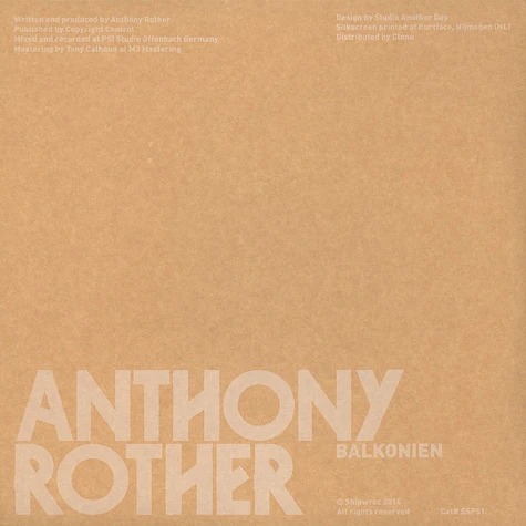 Anthony Rother - Balkonien