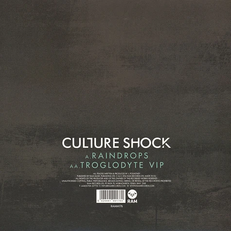 Culture Shock - Raindrops/Troglodyte