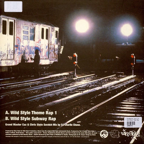 Grandmaster Caz & Chris Stein - Wild Style Theme Rap 1 / Wild Style Subway Rap