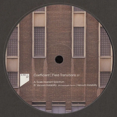 Coefficient - Field Transitions EP