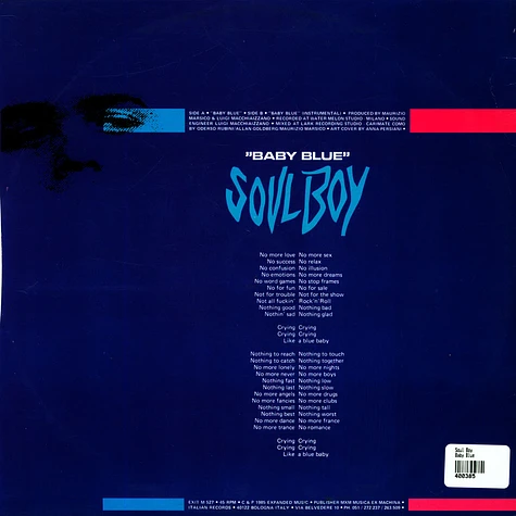 Soul Boy - Baby Blue