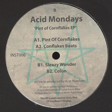 Acid Mondays - Pint of Cornflakes EP