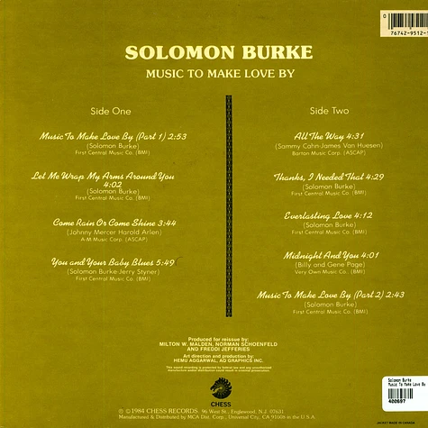 Solomon Burke - Music To Make Love By