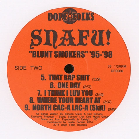 Snafu - Blunt Smokers '95-'98