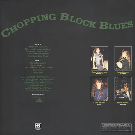 Blood Feast - Chopping Block Blues Clear Red Vinyl Edition