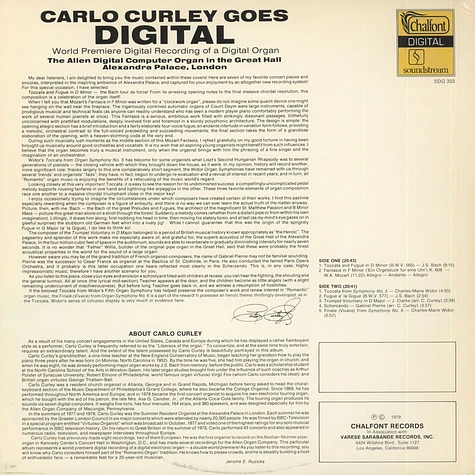 Carlo Curley - Goes Digital