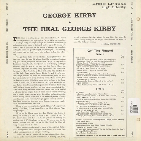George Kirby - The Real George Kirby