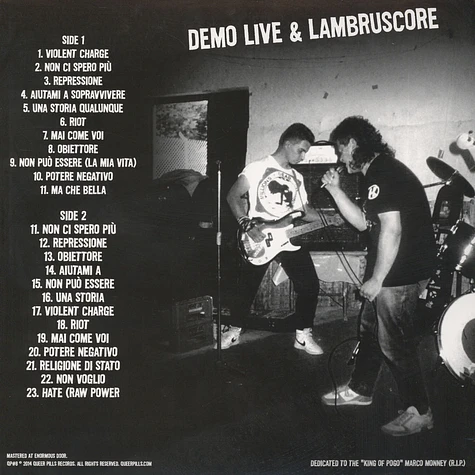 Violent Charge - Demo Live & Lambruscore