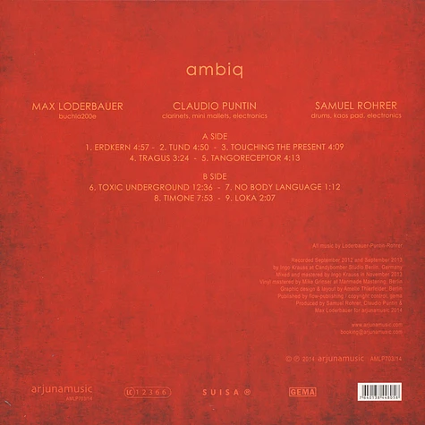 Loderbauer / Puntin / Rohrer - Ambiq