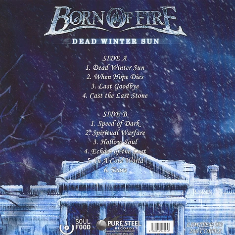 Born Of Fire - Dead Winter Sun (Ltd. Vinyl)