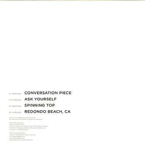 Homework - Conversation Piece EP