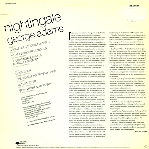 George Adams - Nightingale
