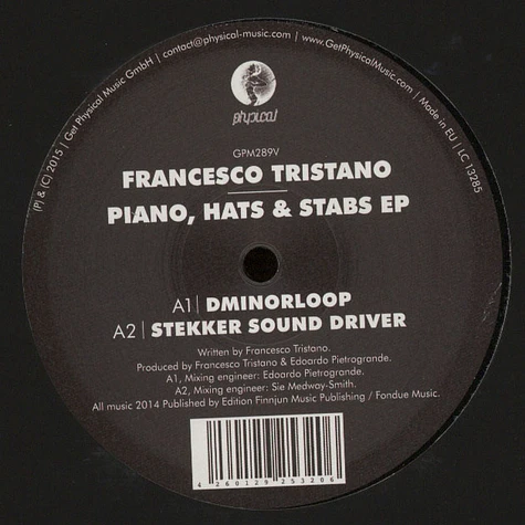 Francesco Tristano - Piano, Hats & Stabs