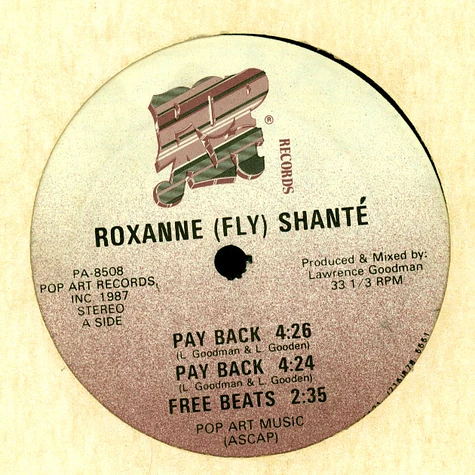 Roxanne Shanté - Pay Back